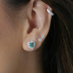Ocean Heart Earrings