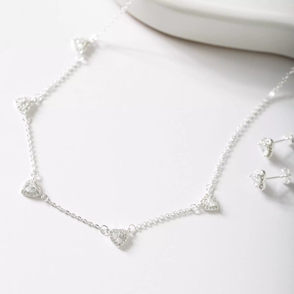 Rosalie Heart Set - White