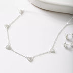 Rosalie Heart Set - White