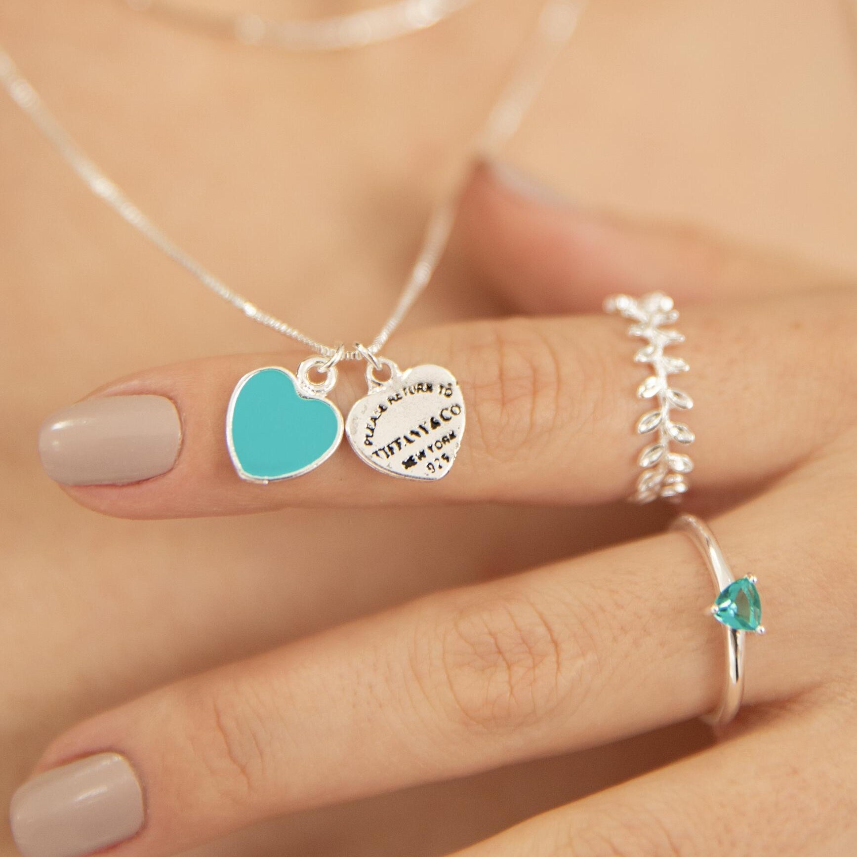 Fifth Avenue Heart Necklace