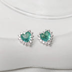 Ocean Heart Earrings