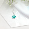 Aqua Bloom Charm