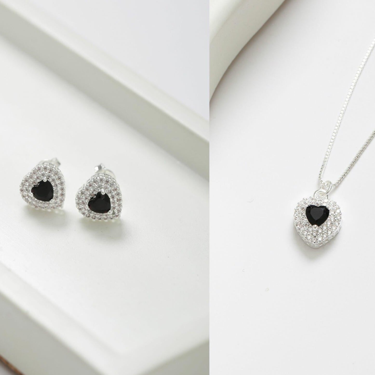 Éclipse Heart Set - Silver