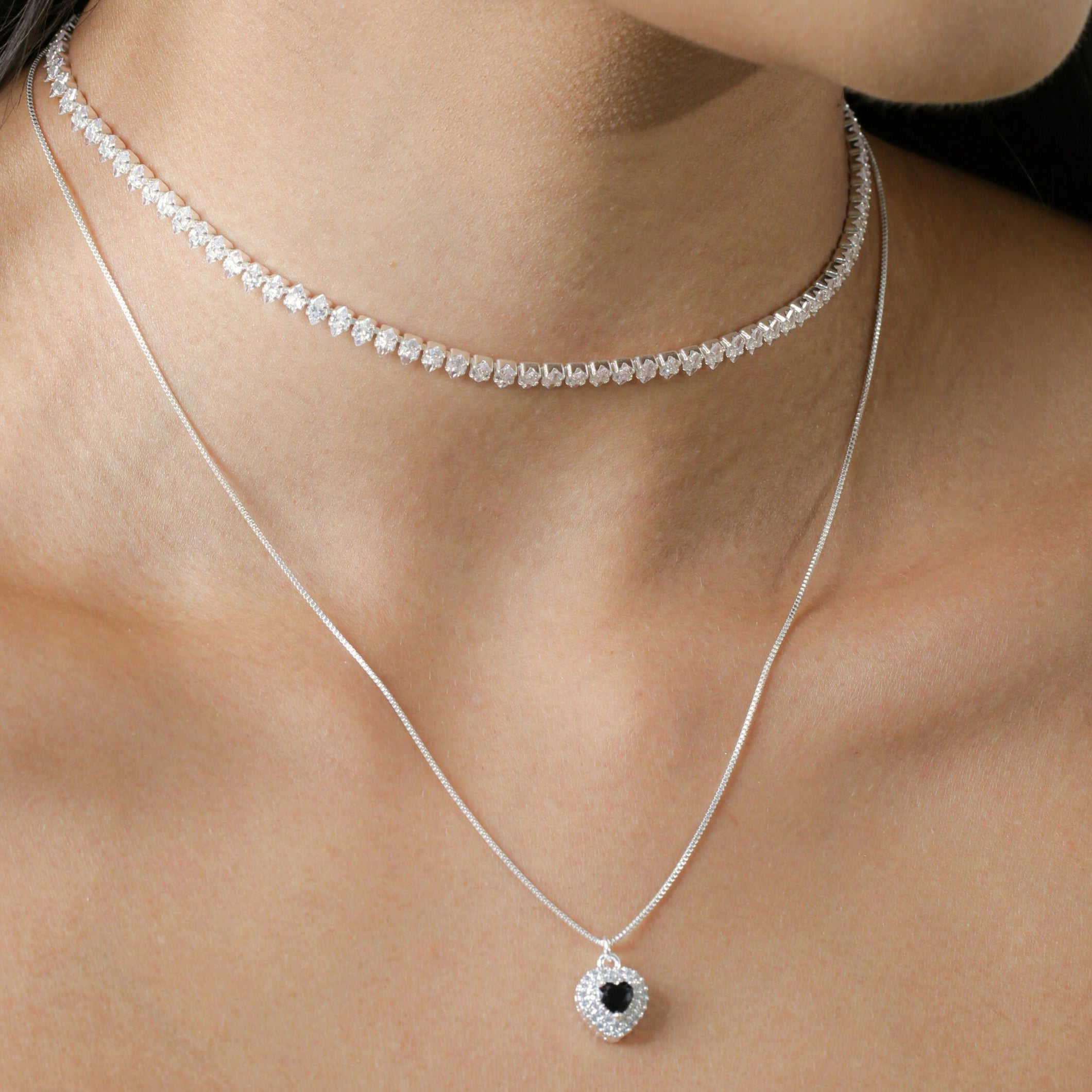 Éclipse Heart Set - Silver