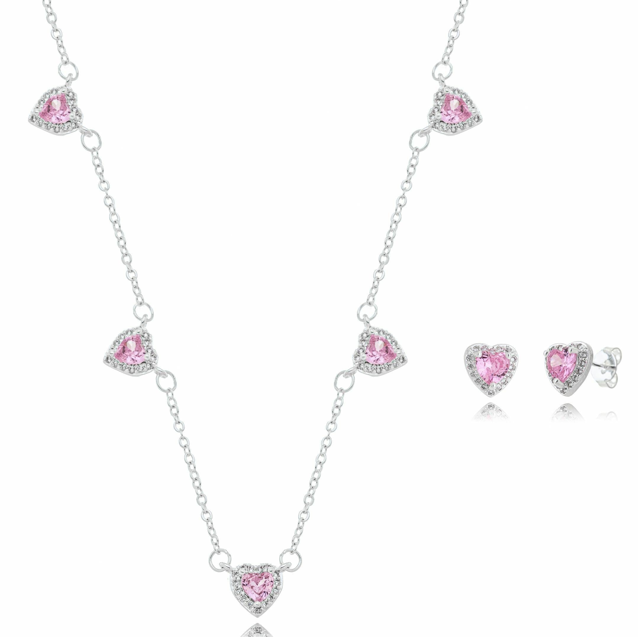 Rosalie Heart Set - Pink