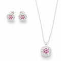 Aster Crystal Set - Pink