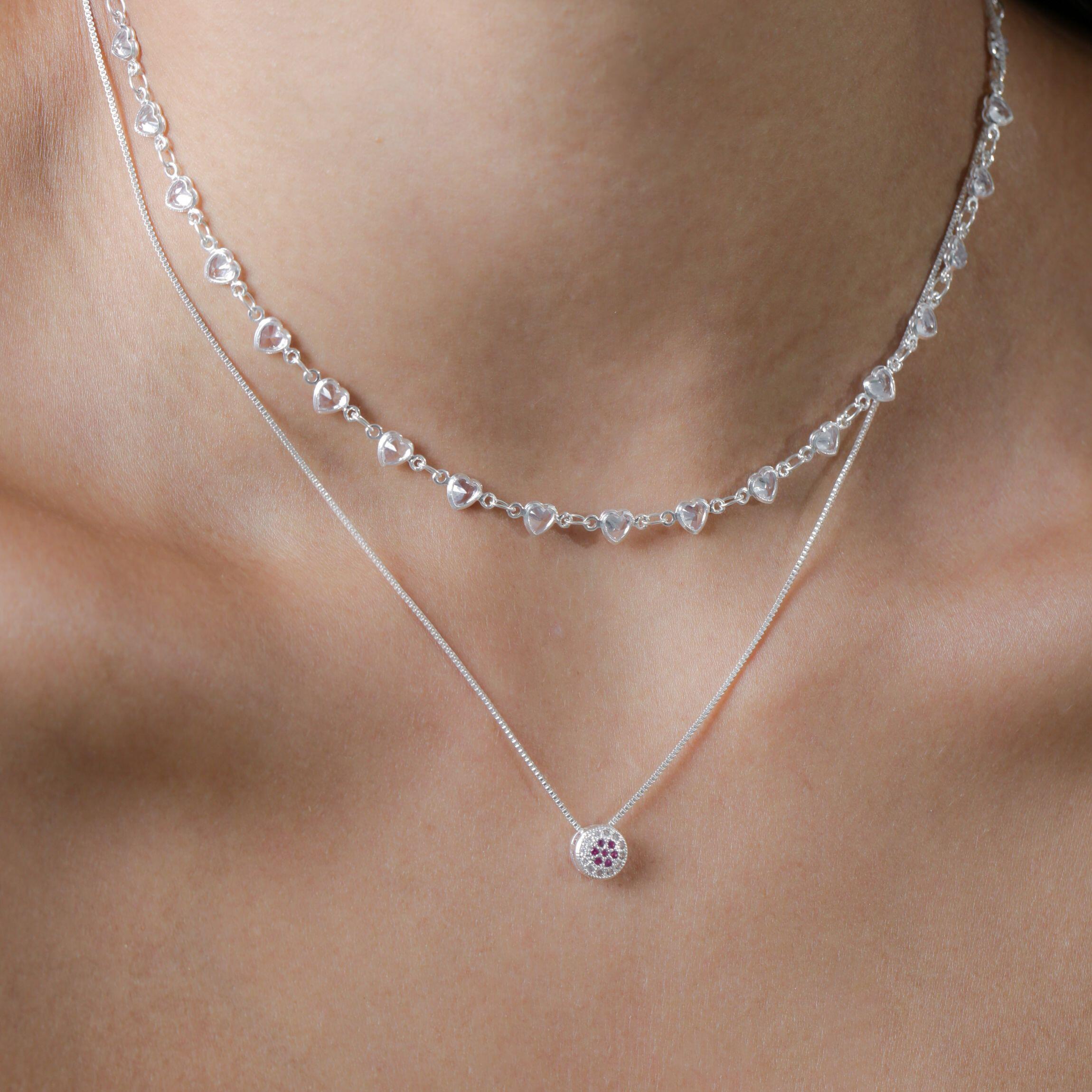 Aster Crystal Set - Pink