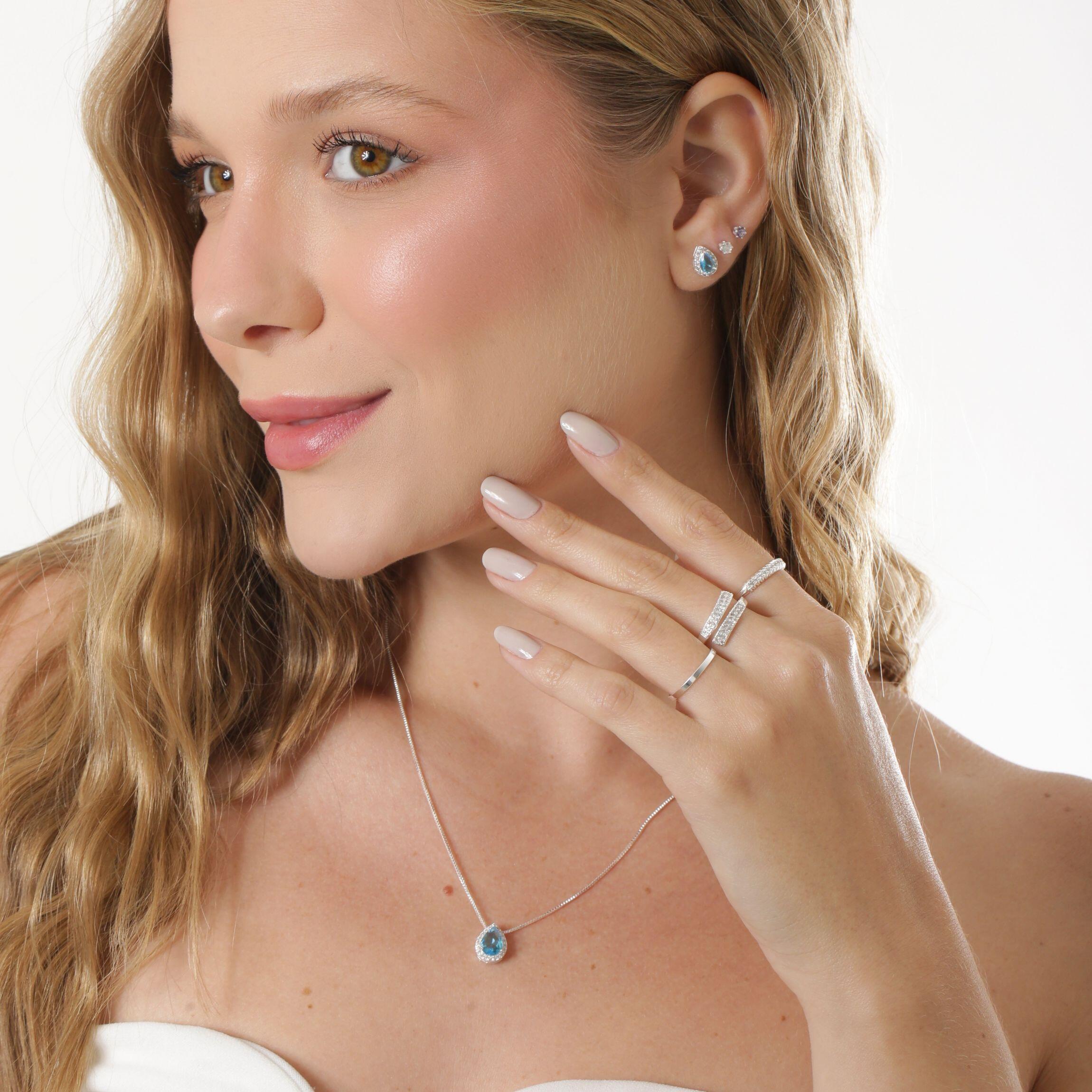 Serena Crystal Set - Turquoise