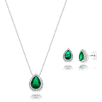 Serena Crystal Set - Emerald