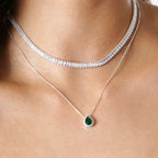 Serena Crystal Set - Emerald