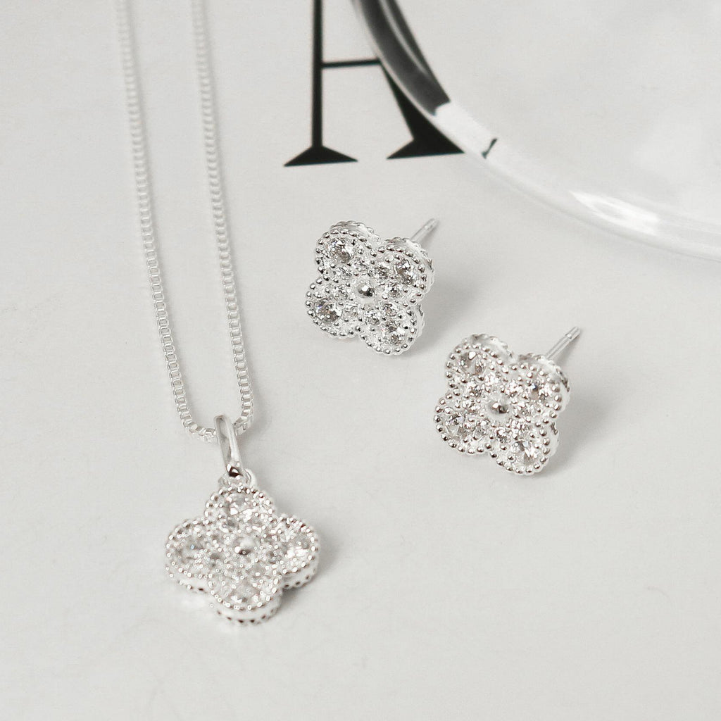 Clovera Jewelry Set - Silver