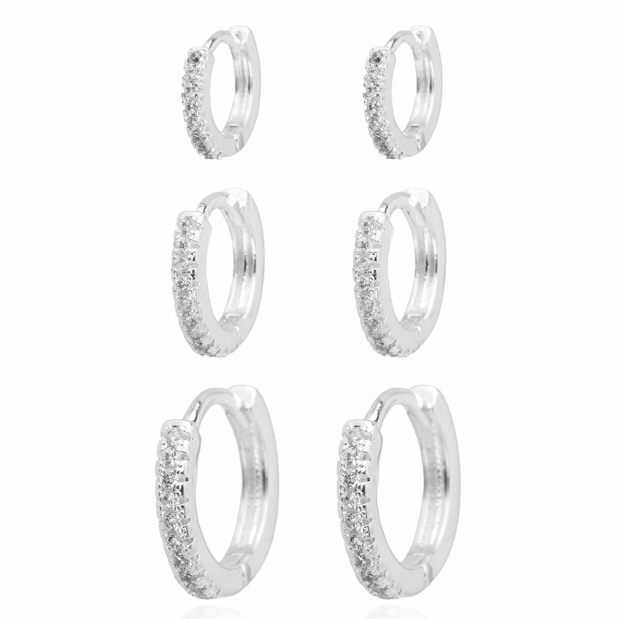 Crystal Huggie Trio